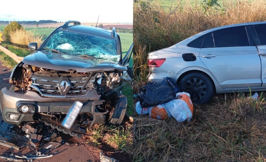 Acidente na BR-369 em Corbélia deixa sete feridos e mobiliza socorro Foto: Sandro Kerkhoven