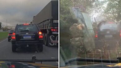 Perseguição alucinante na BR-277 tem acidente flagrado em vídeo