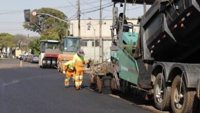 Avenida Assunção: Asfalto é finalizado e obra deve ser entregue em até 30 dias - O Paraná