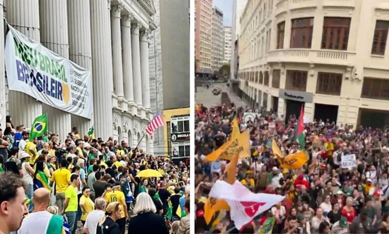 Curitiba registra diferentes manifestações neste domingo (21)