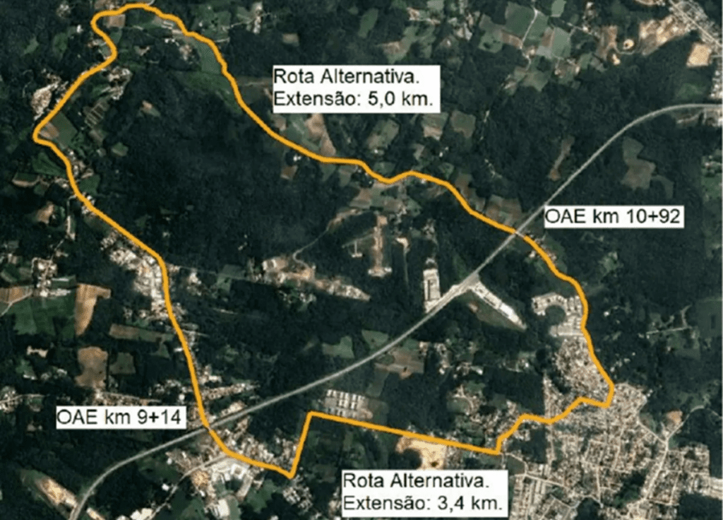 Interdições na Grande Curitiba por obras no Contorno Norte Obras no Contorno Norte causam interdições na Grande Curitiba