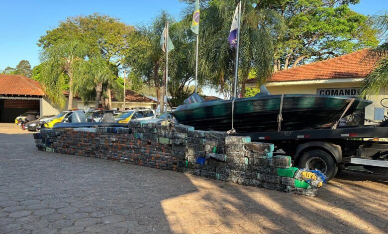 Lanchas abandonadas revelam nova tática do tráfico no Paraná