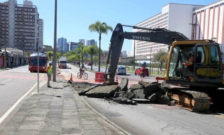 Novo ligeirão tem obras que interditam acessos à Rodoferroviária