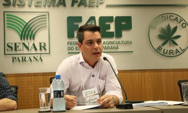 Ágide Eduardo Meneguette, presidente interino do Sistema FAEP