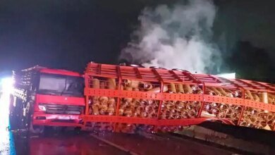 Acidente interdita BR-101 em SC e gera congestionamento até divisa com o Paraná