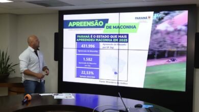 Apreensões de drogas no Paraná crescem 21% em 2025