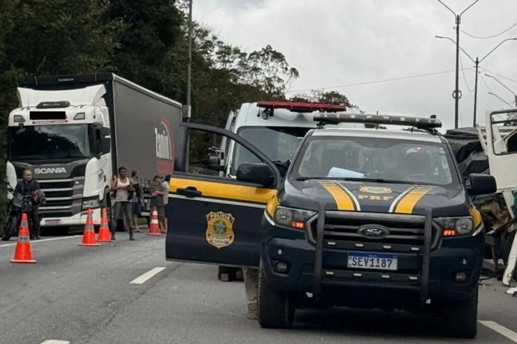 Motorista de caminhão morre em grave acidente na BR-376