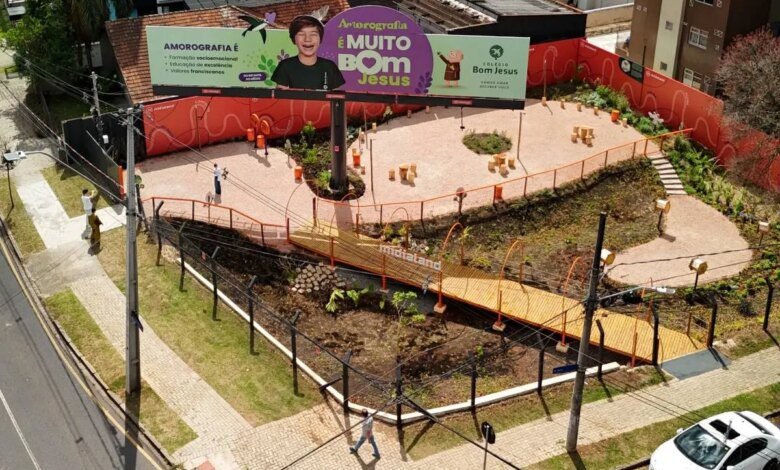 Novo jardim comunitário em Curitiba tem horta e área de descanso