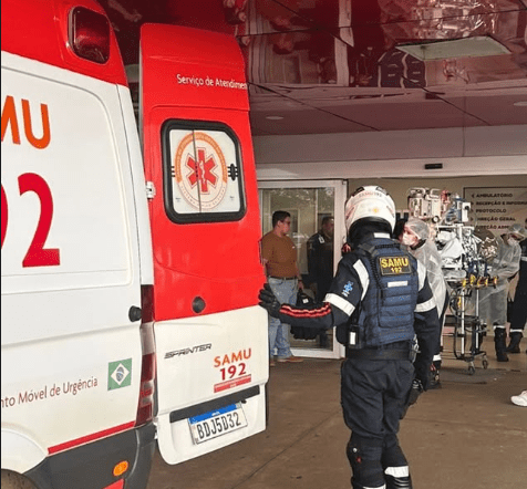 Juliane é transferida para o Hospital de queimados de Londrina