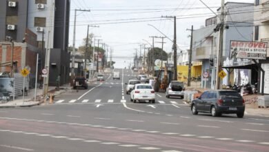 Binário entre as ruas Rio da Paz e Rubens Lopes é liberado em Cascavel - O Paraná