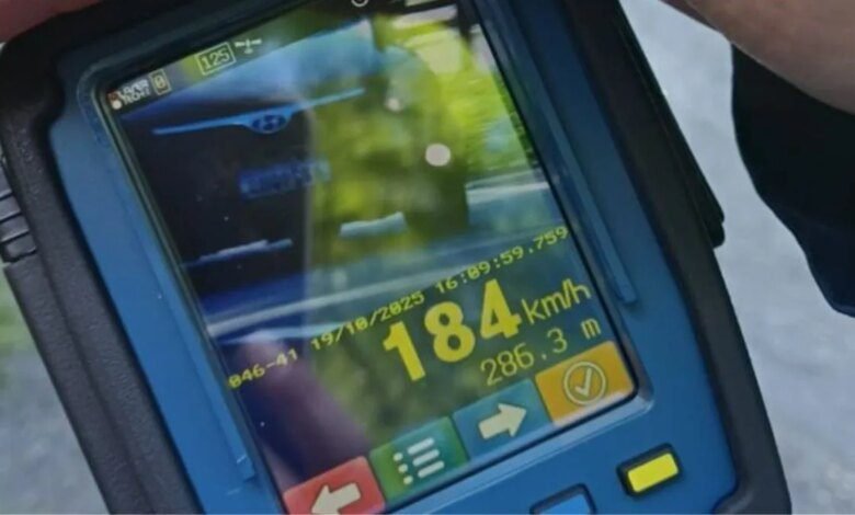 Motorista é flagrado a 184 km/h na BR-277, no litoral do Paraná