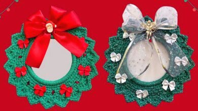 Oficina de crochê ensina a fazer guirlandas de Natal em Curitiba