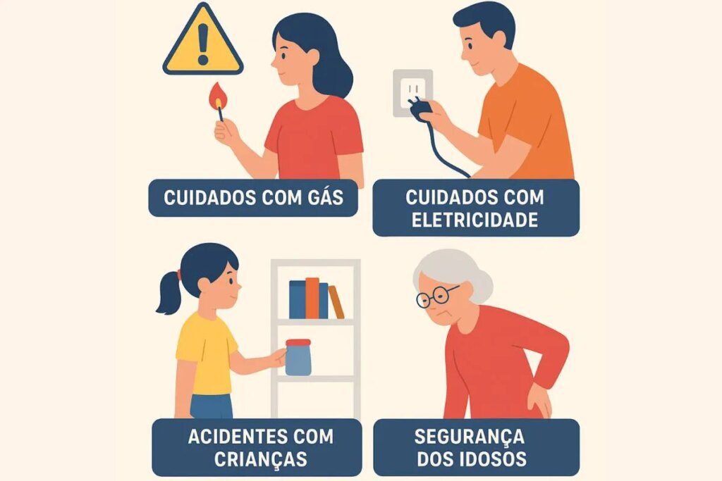 Como prevenir acidentes domésticos: orientações da Defesa Civil