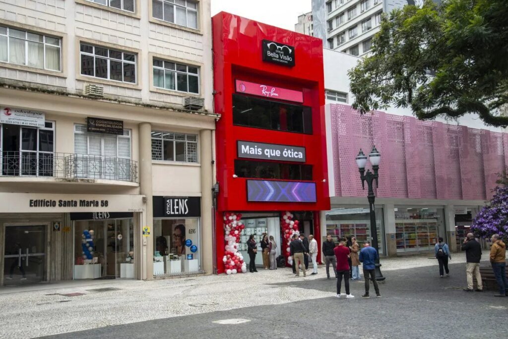 'Times Square' de Curitiba ganha primeiros telões de LED