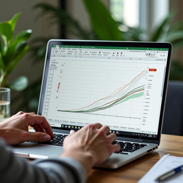 Ajustando os eixos de um gráfico no Google Sheets para melhor precisão.