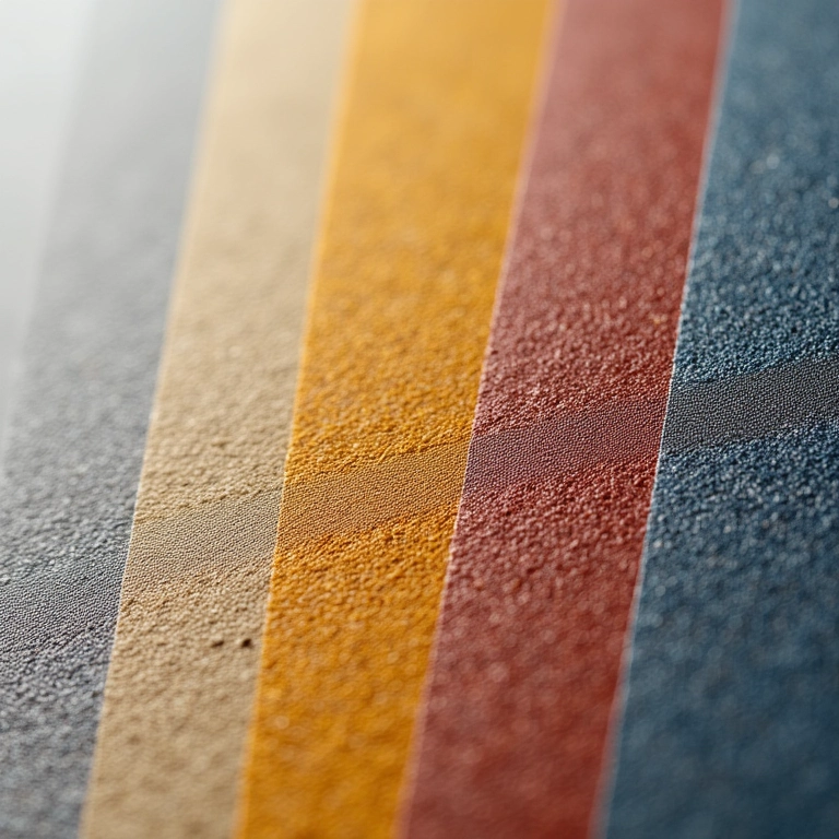 Amostras de lona para barraca mostrando diferentes texturas e qualidades.