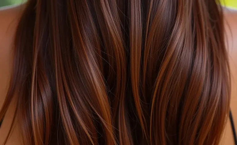 Cabelos brilhantes e saudáveis após tratamento, mostrando a diferença entre plástica dos fios e progressiva.