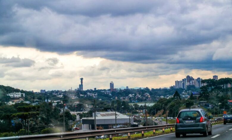 chuva intensa e ventos fortes