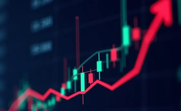 Gráfico do mercado de ações mostrando CMIG3 e CMIG4 com setas para cima, representando opções de investimento.