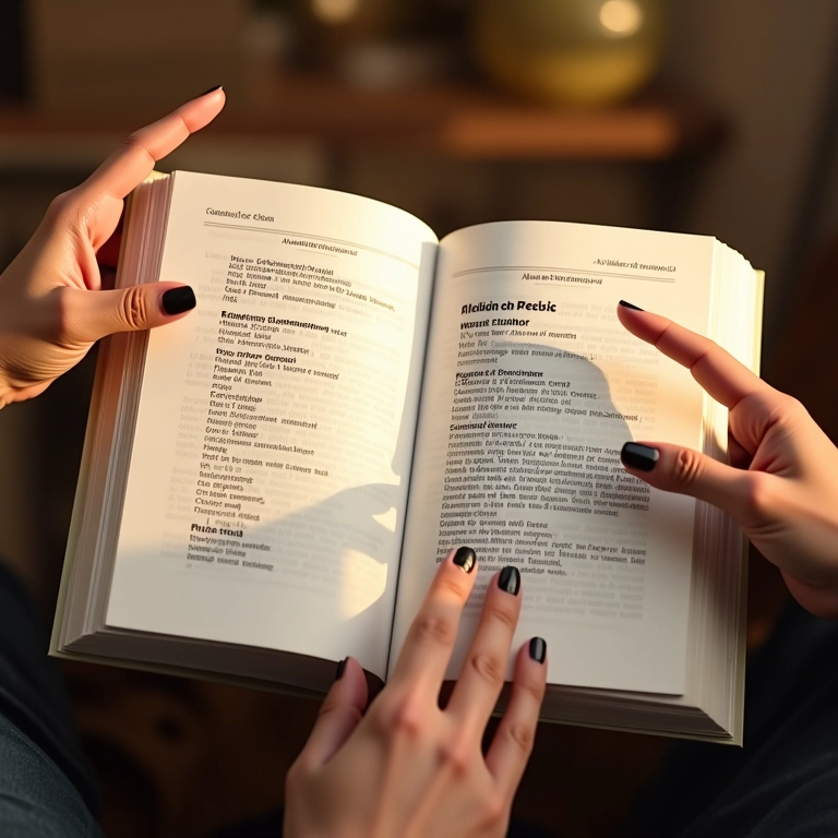 Livro de gramática portuguesa aberto com exemplos de encontros consonantais, mãos diversas apontando.