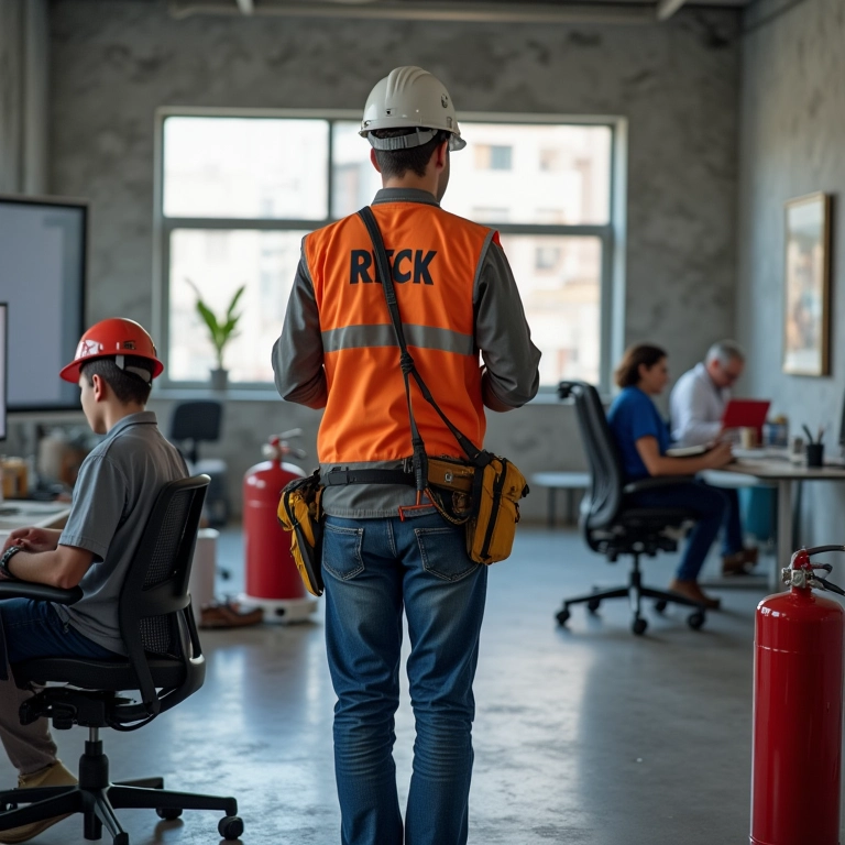 Medidas de controle de risco em diferentes ambientes.