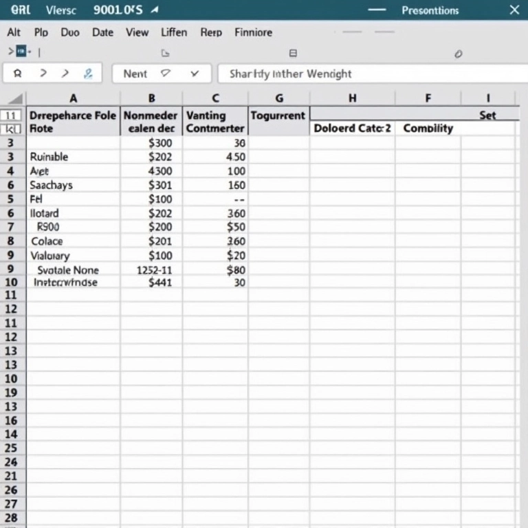 Planilha com regras de validação de dados prevenindo erros de entrada.