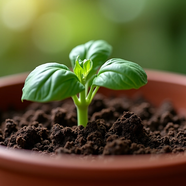 Solo ideal para o plantio de manjericão: rico e bem drenado.