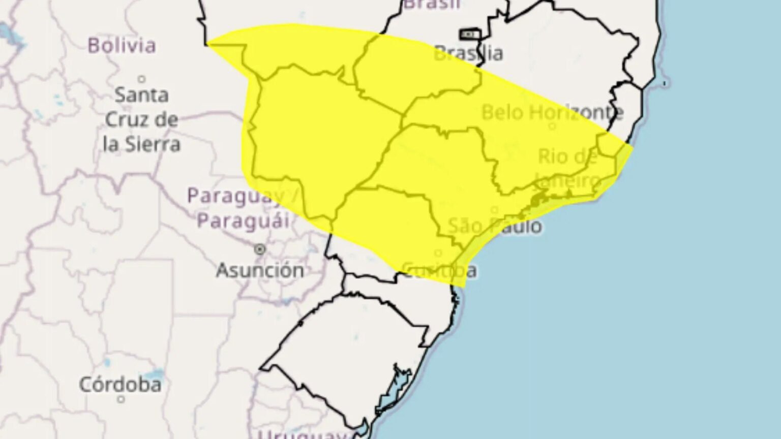 322 cidades do Paraná sob alerta de tempestade e granizo 322 cidades do Paraná têm sob alerta de tempestade e granizo