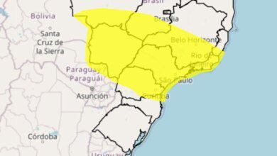 322 cidades do Paraná têm sob alerta de tempestade e granizo