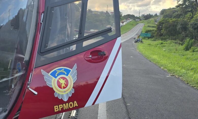 BR-277 tem 10 km de fila após acidente com motociclista na RMC