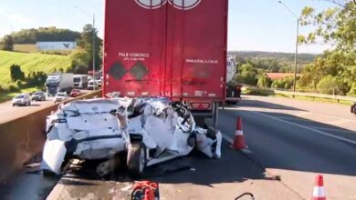 acidente gravíssimo com três mortes e bloqueio sentido SC
