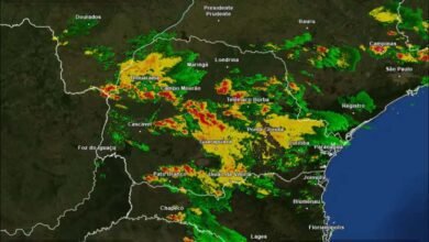 Chuvas do fim de semana levaram 32 estações a atingirem a média histórica do mês - O Paraná