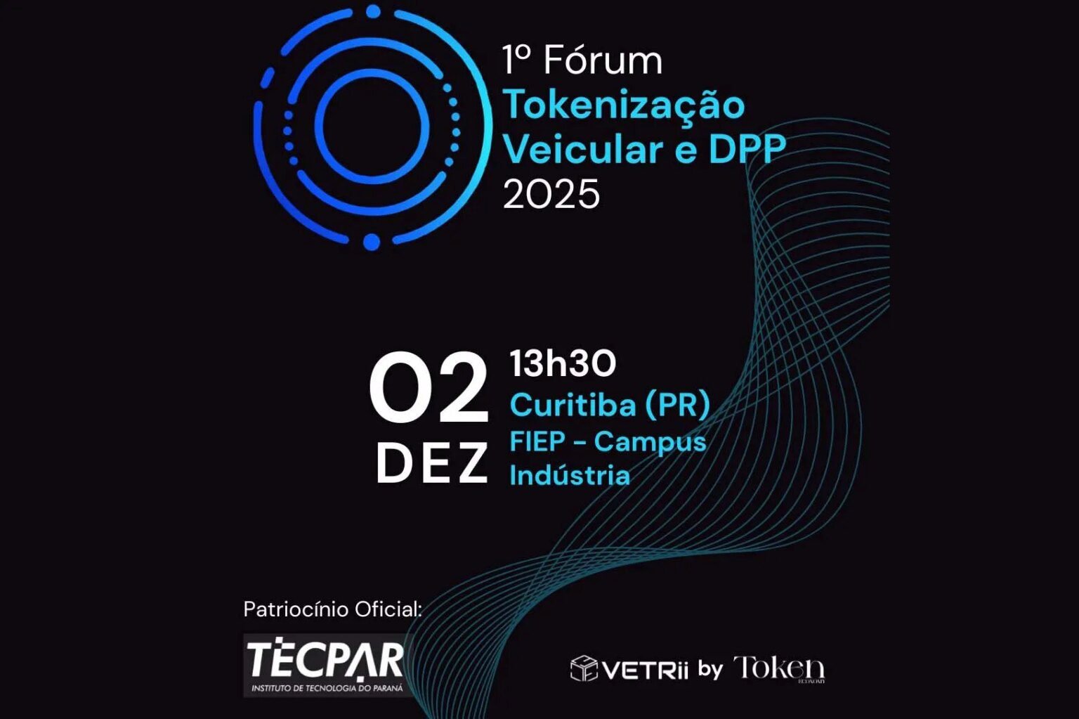 Curitiba sedia 1º Fórum de Tokenização Veicular do Brasil na próxima terça