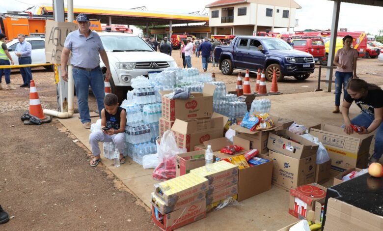 Defesa Civil envia 4 toneladas de alimentos a Rio Bonito do Iguaçu