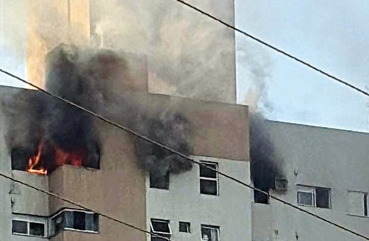 Saiba mais sobre o incêndio no Condomínio João Batista Cunha e as causas que o provocaram, conforme divulgado pela Polícia Civil - Foto: Reprodução/Redes Sociais e CBMPR