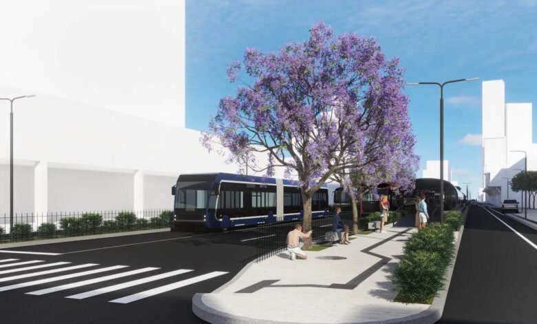 Obras do BRT interditam rua no Centro de Curitiba até segunda