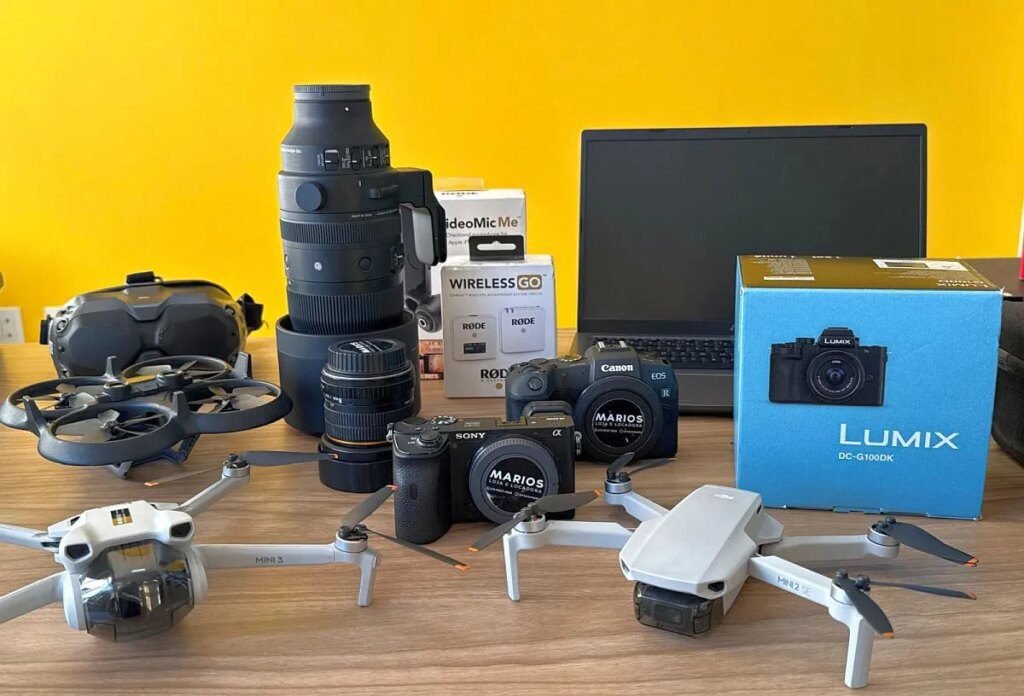 Leilão inclui drones, lentes e câmeras a partir de R$ 1 Leilão tem drones, lentes e câmeras com lances a partir de R$ 1