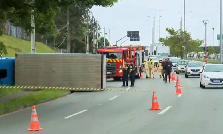 motorista morto e caos gigante no trânsito