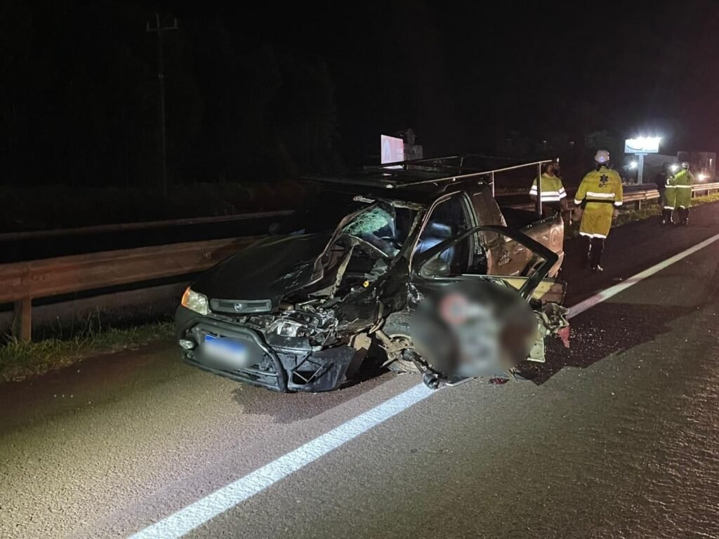 Pedestre morre atropelado por Fiat Strada na BR-277 em Cascavel e corpo é dilacerado - O Paraná