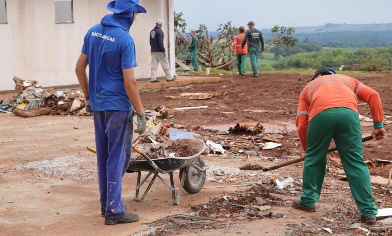 Polícia Penal coloca 89 detentos para trabalhar na reconstrução