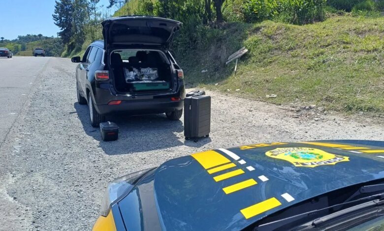 Abordagem de rotina na BR-116 termina com apreensão de drogas