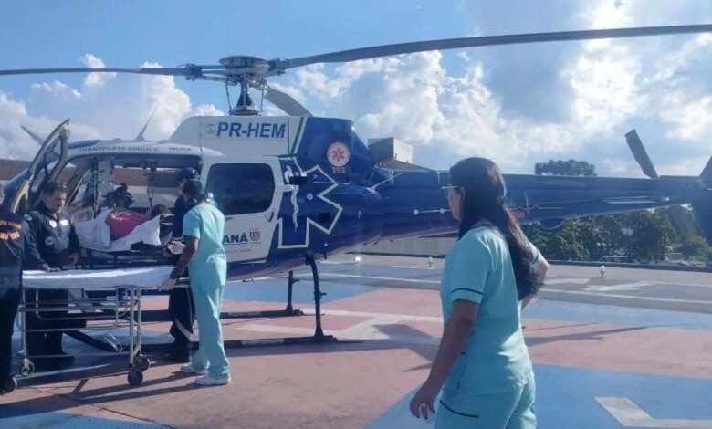Serviço aeromédico do Paraná realiza 10 atendimentos por dia em 2023