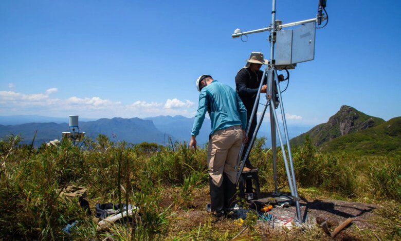 Simepar instala estação meteorológica no Pico Marumbi para monitoramento ambiental