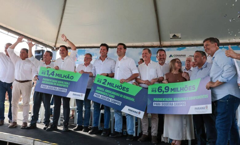 Siqueira Campos recebe R$ 23,6 milhões em investimentos do Estado