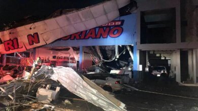 vídeos mostram cidade do interior destruída