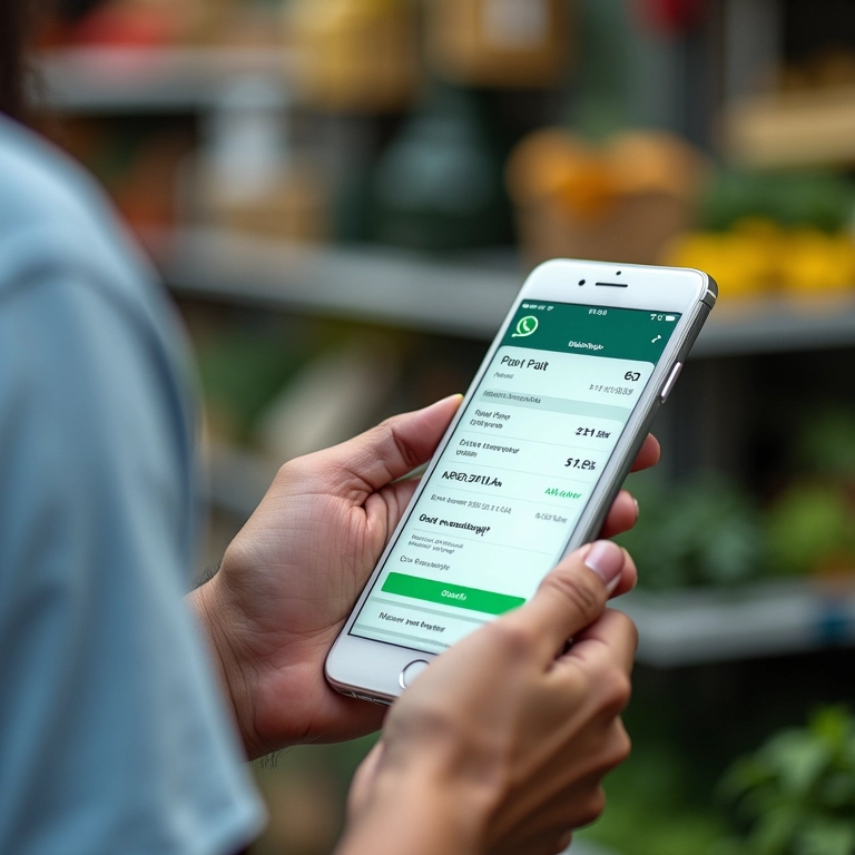 Automação de processos com WhatsApp Business API.