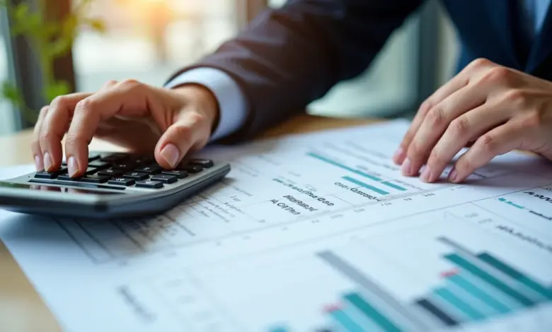 Calculadora e planilha mostrando cálculo de juros anuais efetivos.