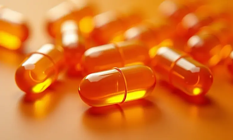 Cápsulas de Vitamina C Lipossomal de alta absorção.