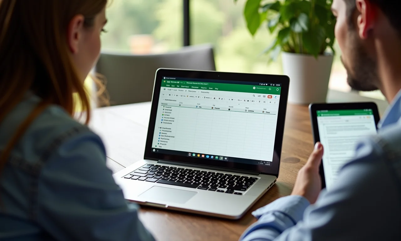 Checklists colaborativas no Google Sheets com gerenciamento de acessos.