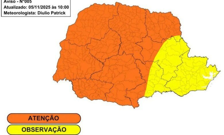 chuva retorna com força na sexta